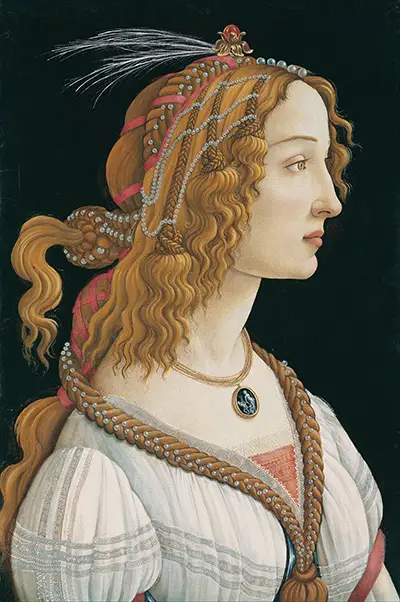Portrait of a Young Woman Sandro Botticelli